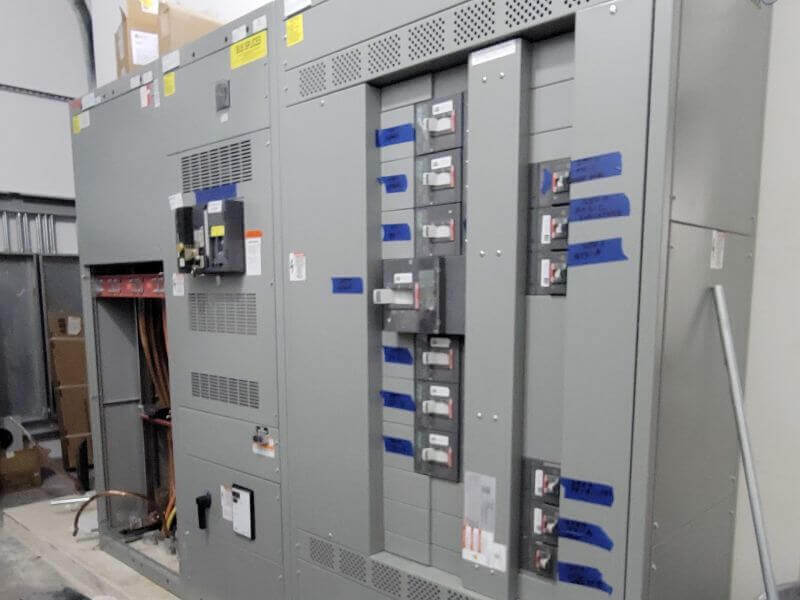 electrical panel setup for ground fault testing procedures