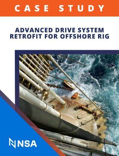 case study on offshore rig drive system retrofit