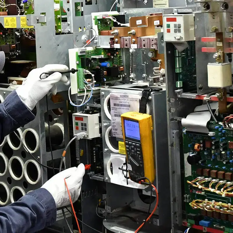 industrial field service diagnosing drive call to action