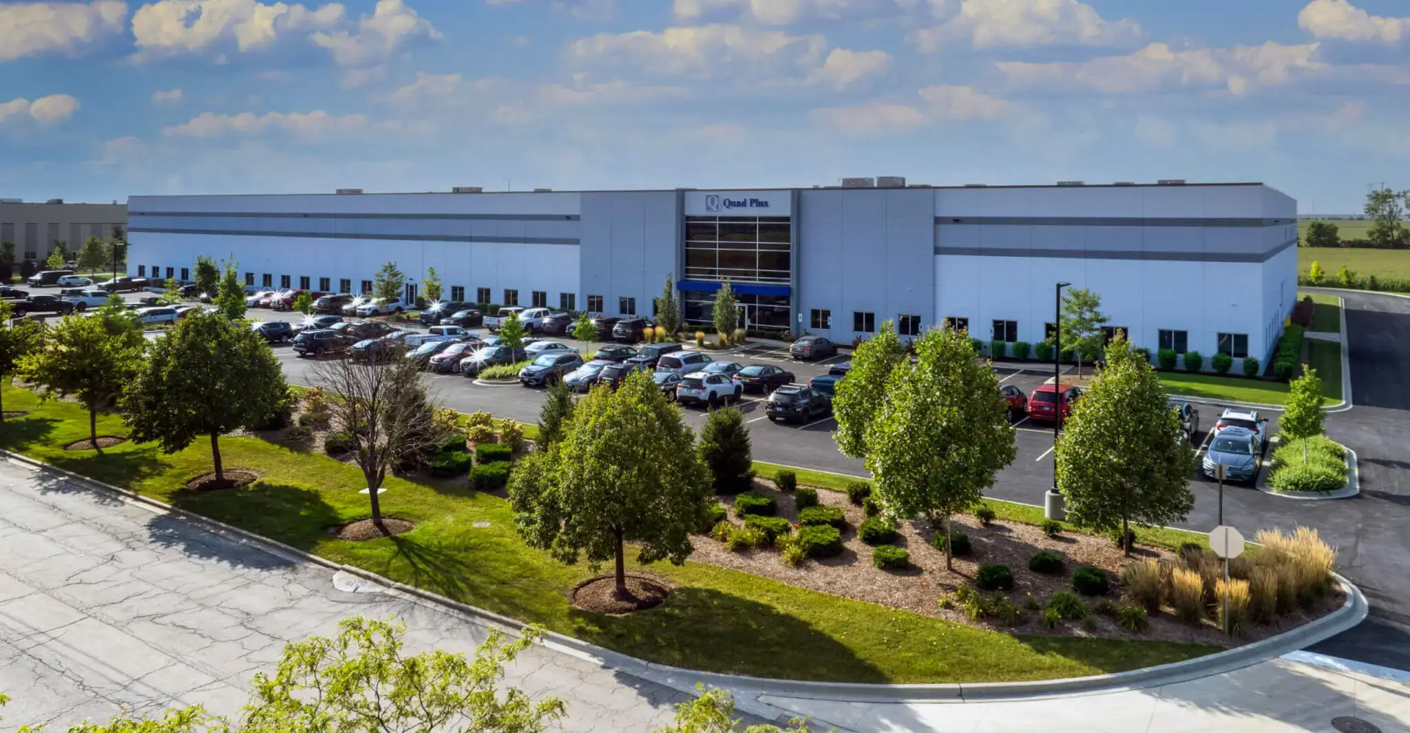 industrial electrical engineering exterior quad plus building