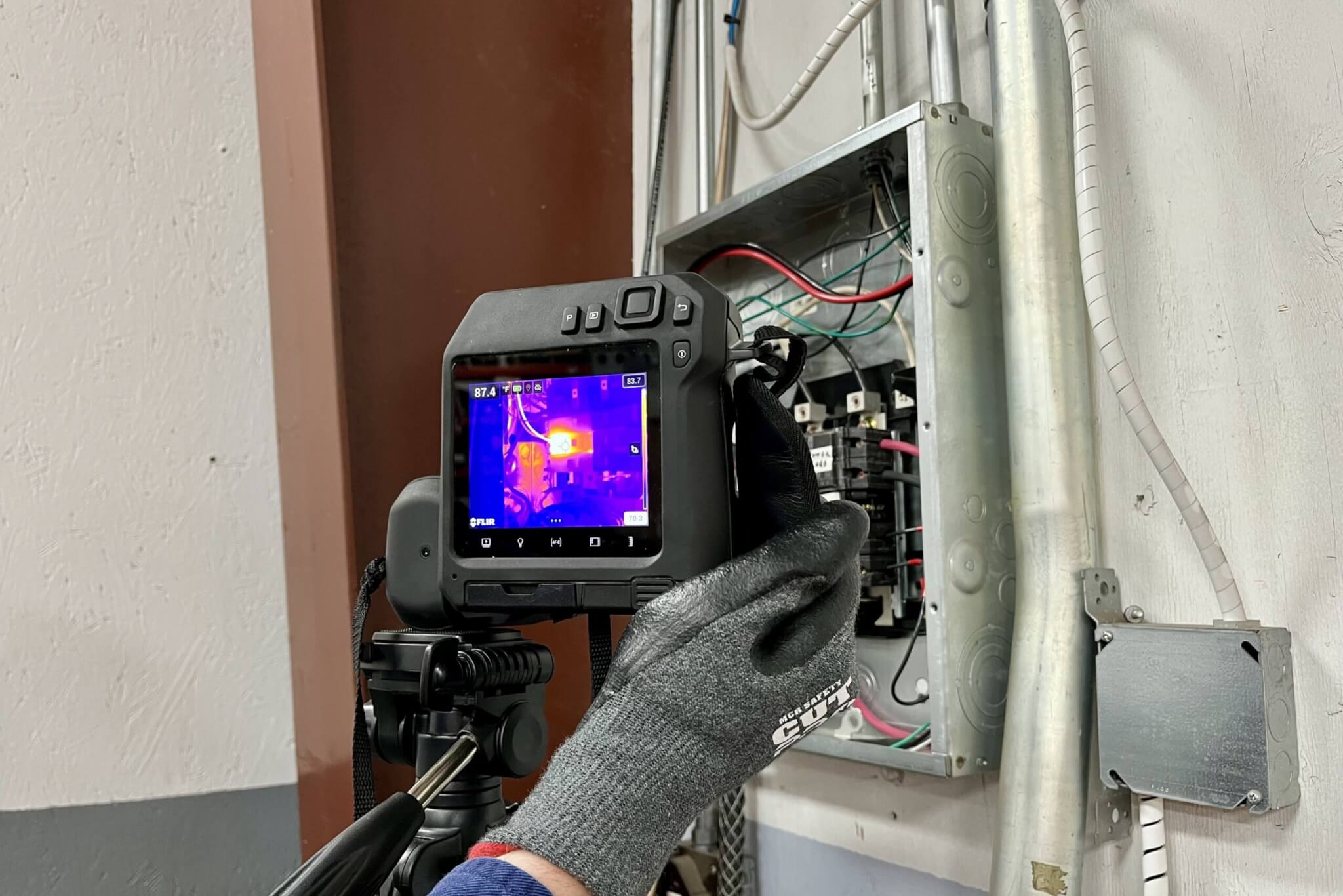 ir-scan-power infrared electrical inspections on cable connections