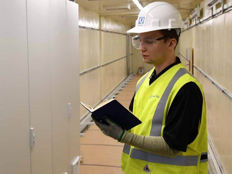 machine safety specialists conduct field safety check