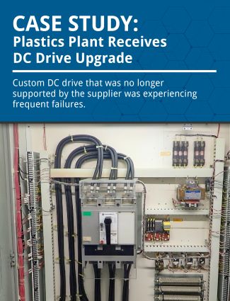 plastic-plant-case-study-graphic case study on dc drive upgrade for plastics plant