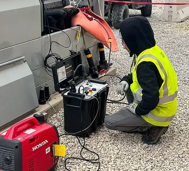 industrial cable testing by quad plus