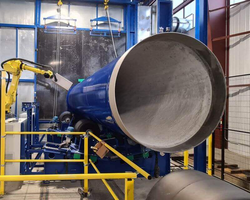 pipeline system for coating thickness measurement